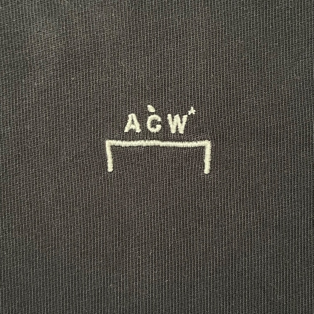 A-COLD-WALL Logo T Shirt Washed Black - Picture 5 of 9